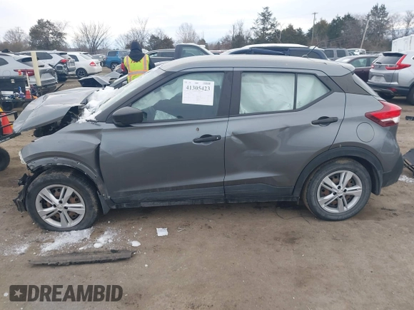 2020 Nissan Kicks S with VIN 3N1CP5BV6LL560095, listed as a IAAI auction lot 41305423 with 109,017 mi miles. Bid and sale history available at carsss.com. Image 15.