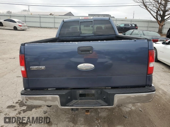 2006 Ford F-150 XL with VIN 1FTPX12V96FB80299, listed as a Copart auction lot 85090734 with 0 mi miles and Salvage Title. Bid and sale history available at carsss.com. Image 6.
