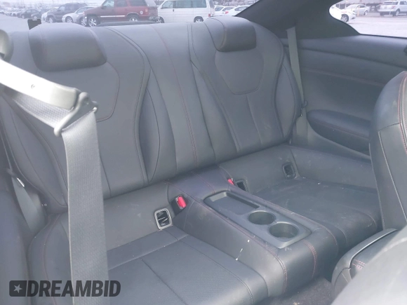 2021 Infiniti Q60 Red Sport 400 with VIN JN1FV7LK1MM530013, listed as a IAAI auction lot 41461752 with 52,844 mi miles and . Bid and sale history available at DreamBid. Image 8.