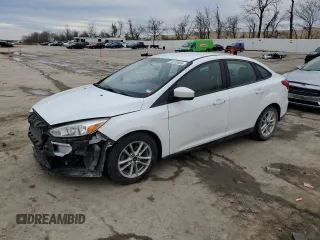 2018 Ford Focus SE with VIN 1FADP3F24JL294841, listed as a Copart auction lot 44730585 with 95,198 mi miles and Salvage Title. Bid and sale history available at carsss.com. Image 1.