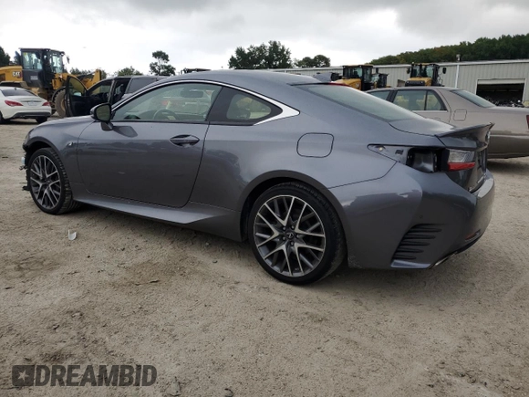 2017 Lexus RC 350 with VIN JTHSE5BC1H5008409, listed as a Copart auction lot 71920324 with 83,379 mi miles and Salvage title. Bid and sale history available at DreamBid. Image 2.
