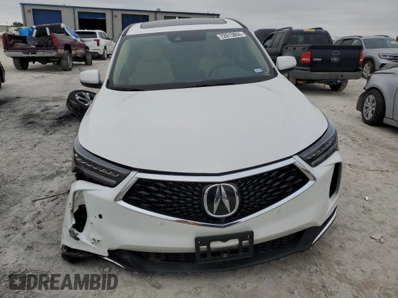 2024 Acura RDX w/Advance Package with VIN 5J8TC2H72RL012715, listed as a Copart auction lot 72813804 with 3,737 mi miles and Salvage Title. Bid and sale history available at carsss.com. Image 5.