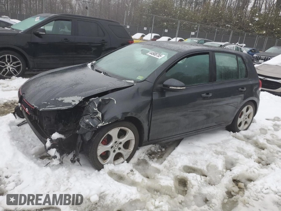 2010 Volkswagen GTI with VIN WVWHV7AJ3AW157413, listed as a Copart auction lot 44908755 with 119,367 mi miles and Salvage Title. Bid and sale history available at carsss.com. Image 1.