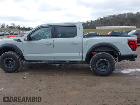 2024 Ford F-150 Raptor with VIN 1FTFW1RG1RFB44939, listed as a IAAI auction lot 41579404 with 3,597 mi miles and . Bid and sale history available at DreamBid. Image 14.