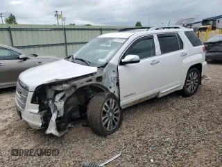 2017 GMC Terrain Denali with VIN 2GKFLVE36H6263585, listed as a Copart auction lot 61147575 with 91,217 mi miles and Salvage title. Bid and sale history available at DreamBid. Image 1.