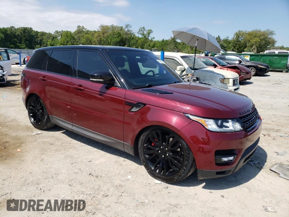 2015 Land Rover Range Rover Sport Supercharged with VIN SALWR2TFXFA531374, listed as a Copart auction lot 55632385 with 141,523 mi miles and Clean Title. Bid and sale history available at DreamBid. Image 4.
