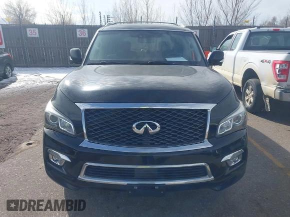 2015 Infiniti QX80 with VIN JN8AZ2NF1F9572769, listed as a IAAI auction lot 41478820 with 143,892 mi miles and . Bid and sale history available at DreamBid. Image 12.