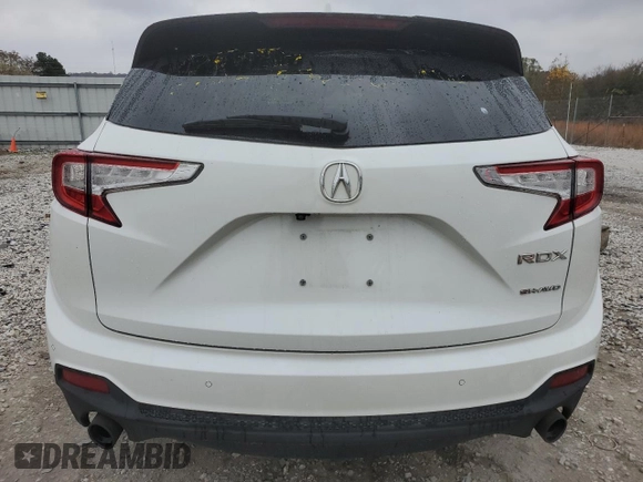 2020 Acura RDX Advance with VIN 5J8TC2H7XLL022755, listed as a Copart auction lot 81921734 with 112,489 mi miles and Salvage title. Bid and sale history available at DreamBid. Image 6.