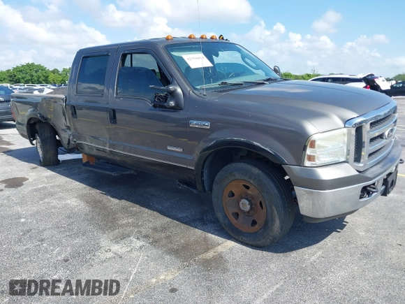 2005 Ford F-250 XL with VIN 1FTSW21P05EA15266, listed as a IAAI auction lot 42356854 with 248,237 mi miles and . Bid and sale history available at DreamBid. Image 1.