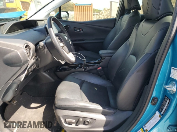 2018 Toyota Prius Plus with VIN JTDKARFP3J3093322, listed as a Copart auction lot 45608465 with 75,442 mi miles and Salvage Title. Bid and sale history available at DreamBid. Image 7.