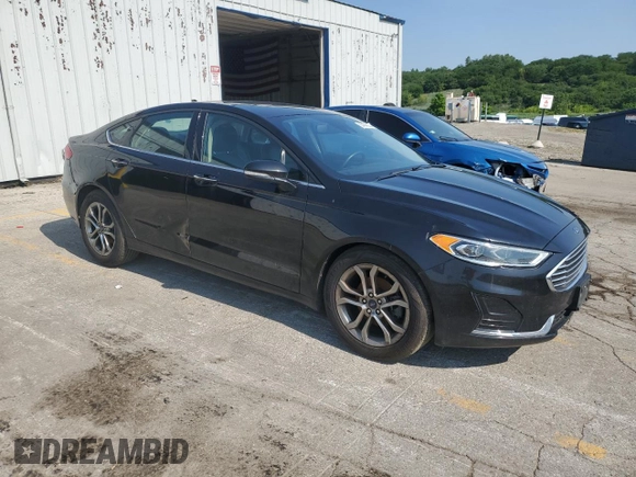 2020 Ford Fusion SEL with VIN 3FA6P0CD7LR203286, listed as a Copart auction lot 63454335 with 147,252 mi miles and Clean title. Bid and sale history available at DreamBid. Image 4.
