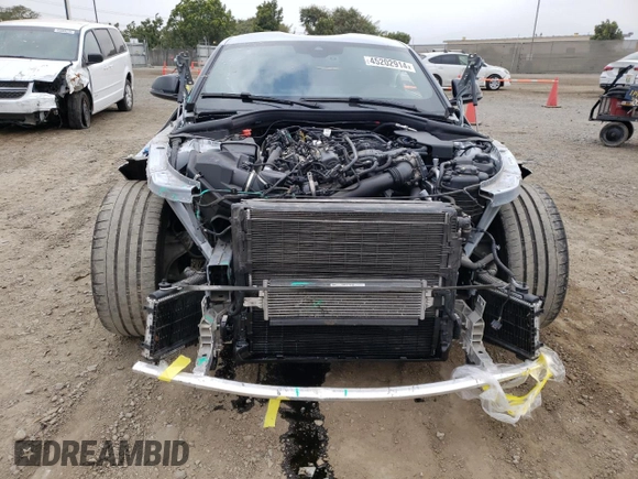 2021 Toyota GR Supra 3.0 with VIN WZ1DB0C03MW042934, listed as a Copart auction lot 45202914 with 34,631 mi miles and Salvage Title. Bid and sale history available at carsss.com. Image 5.