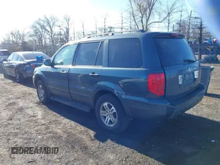 2003 Honda Pilot EX z VIN 2HKYF18543H589150, wystawiony jako IAAI lot #41836213 z przebiegiem 248 104 mil mil oraz . Historia ofert i sprzedaży dostępna na DreamBid. Obrazek 3.