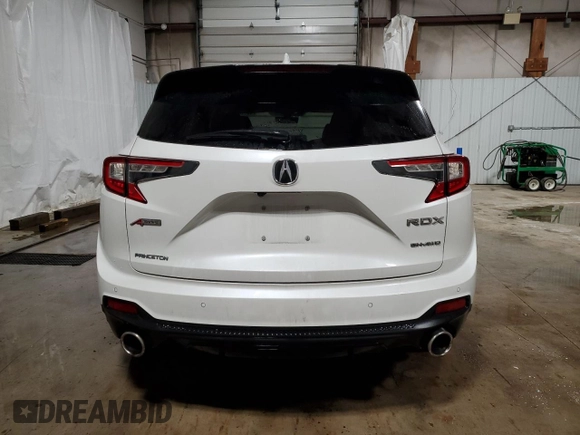 2022 Acura RDX w/A-Spec Package with VIN 5J8TC2H67NL016678, listed as a Copart auction lot 43803575 with 57,478 mi miles and Salvage Title. Bid and sale history available at carsss.com. Image 6.