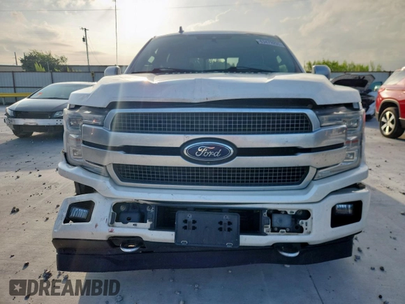 2018 Ford F-150 XL with VIN 1FTFW1EG0JFC00413, listed as a Copart auction lot 63479205 with 204,400 mi miles and Salvage title. Bid and sale history available at DreamBid. Image 5.