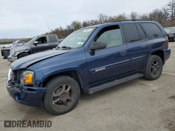 2004 GMC Envoy SLT with VIN 1GKDT13S242201036, listed as a Copart auction lot 50698255 with 152,575 mi miles and Salvage Title. Bid and sale history available at carsss.com. Image 1.
