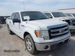 2013 Ford F-150 XL with VIN 1FTFW1CT0DFA75076, listed as a IAAI auction lot 41994432 with 490,261 mi miles. Bid and sale history available at carsss.com. Image 1.