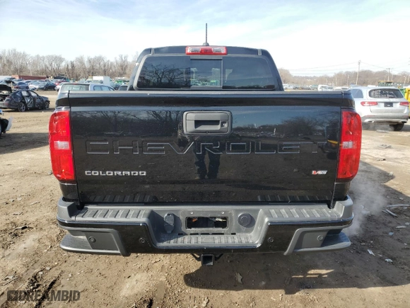 2022 Chevrolet Colorado 4WD Z71 with VIN 1GCGTDEN1N1297363, listed as a Copart auction lot 43130745 with 25,049 mi miles and Salvage Title. Bid and sale history available at carsss.com. Image 6.