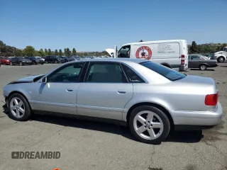 2002 Audi A8 with VIN WAUML44D62N008295, listed as a Copart auction lot 61276095 with 232,635 mi miles and Salvage title. Bid and sale history available at DreamBid. Image 2.