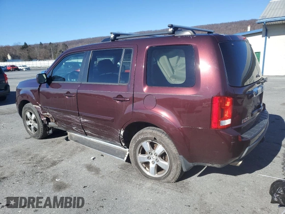 2009 Honda Pilot EX-L with VIN 5FNYF48549B029301, listed as a Copart auction lot 43062735 with 130,983 mi miles and Salvage Title. Bid and sale history available at carsss.com. Image 2.