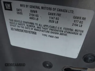 2006 Chevrolet Impala LS z VIN 2G1WB55K769167958, wystawiony jako IAAI lot #42029893 z przebiegiem 133 320 mil mil oraz . Historia ofert i sprzedaży dostępna na DreamBid. Obrazek 9.