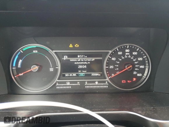 2023 Kia Sorento Hybrid EX with VIN KNDRHDLG9P5173593, listed as a Copart auction lot 81677854 with 20,084 mi miles and Salvage Title. Bid and sale history available at carsss.com. Image 9.