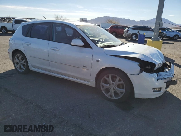 2008 Mazda 3 s GT *Ltd Avail* with VIN JM1BK344081143909, listed as a Copart auction lot 85581574 with 166,578 mi miles and Salvage Title. Bid and sale history available at carsss.com. Image 4.