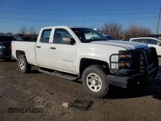 2014 Chevrolet Silverado 1500 Work Truck with VIN 1GCVKPEH3EZ325431, listed as a Copart auction lot 45658745 with 127,421 mi miles and Salvage Title. Bid and sale history available at DreamBid. Image 4.