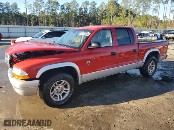 2003 Dodge Dakota SLT with VIN 1D7HL48N93S237053, listed as a Copart auction lot 85278534 with 106,981 mi miles and Salvage Title. Bid and sale history available at carsss.com. Image 1.