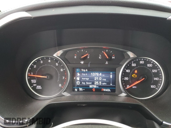 2020 Chevrolet Blazer LT with VIN 3GNKBCR46LS667864, listed as a Copart auction lot 42393635 with 92,756 mi miles and Salvage title. Bid and sale history available at DreamBid. Image 9.