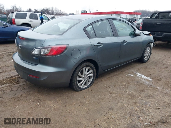 2012 Mazda 3 i Grand Touring with VIN JM1BL1W82C1612542, listed as a IAAI auction lot 41474870 with 28,434 mi miles and . Bid and sale history available at DreamBid. Image 4.