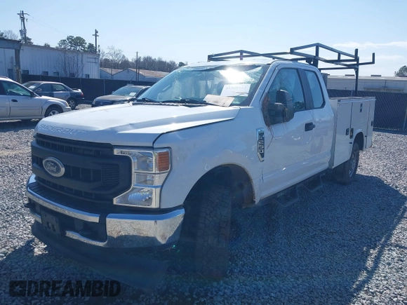 2021 Ford F-250 XL with VIN 1FD7X2B64MED09871, listed as a IAAI auction lot 41568462 with 131,714 mi miles and . Bid and sale history available at DreamBid. Image 2.