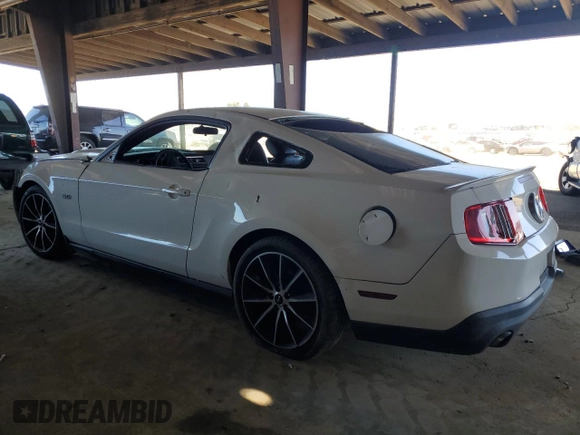 2011 Ford Mustang GT with VIN 1ZVBP8CF1B5160510, listed as a Copart auction lot 46931425 with Not Provided miles and Salvage Title. Bid and sale history available at carsss.com. Image 2.