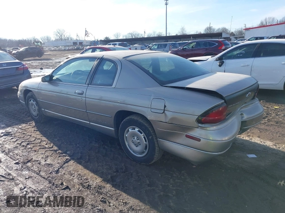 1999 Chevrolet Monte Carlo LS with VIN 2G1WW12M4X9183264, listed as a IAAI auction lot 41388935 with 135,826 mi miles and . Bid and sale history available at DreamBid. Image 14.