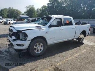 2021 Ram 2500 Big Horn with VIN 3C6UR5DL8MG694762, listed as a Copart auction lot 58244055 with Not provided miles and Salvage title. Bid and sale history available at DreamBid. Image 1.