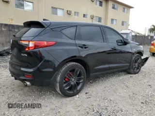 2019 Acura RDX w/A-Spec Pkg with VIN 5J8TC1H61KL009831, listed as a Copart auction lot 89263855 with 76,524 mi miles and Non repairable. Bid and sale history available at DreamBid. Image 3.