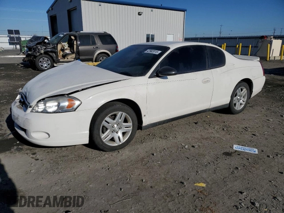 2006 Chevrolet Monte Carlo LT 3.9L with VIN 2G1WK151669226255, listed as a Copart auction lot 42982015 with 79,605 mi miles and Salvage Title. Bid and sale history available at carsss.com. Image 1.