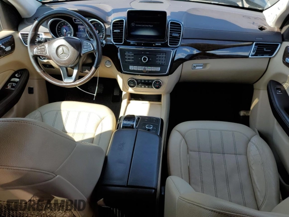 2017 Mercedes-Benz GLS with VIN 4JGDF6EE2HA751190, listed as a Copart auction lot 50566425 with 106,702 mi miles and Salvage Title. Bid and sale history available at carsss.com. Image 8.