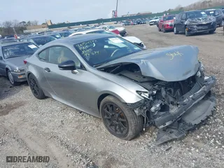 2017 Lexus RC with VIN JTHHA5BC4H5007275, listed as a IAAI auction lot 42032498 with 74,674 mi miles. Bid and sale history available at carsss.com. Image 1.