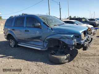 2005 Dodge Durango SLT with VIN 1D4HD48N55F605282, listed as a Copart auction lot 48141485 with 120,308 mi miles and Salvage Title. Bid and sale history available at carsss.com. Image 4.