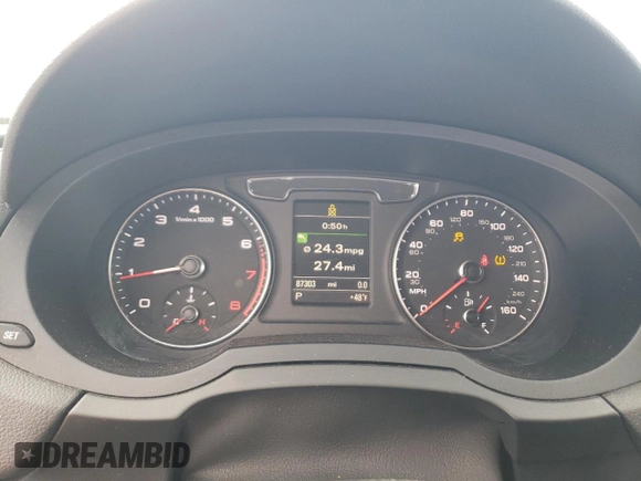 2016 Audi Q3 Premium Plus with VIN WA1EFCFS5GR000591, listed as a Copart auction lot 45585415 with 87,303 mi miles and Salvage title. Bid and sale history available at DreamBid. Image 9.