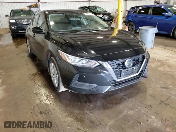 2022 Nissan Sentra S with VIN 3N1AB8BV9NY253744, listed as a Copart auction lot 51846025 with 40,243 mi miles and Salvage Title. Bid and sale history available at carsss.com. Image 14.