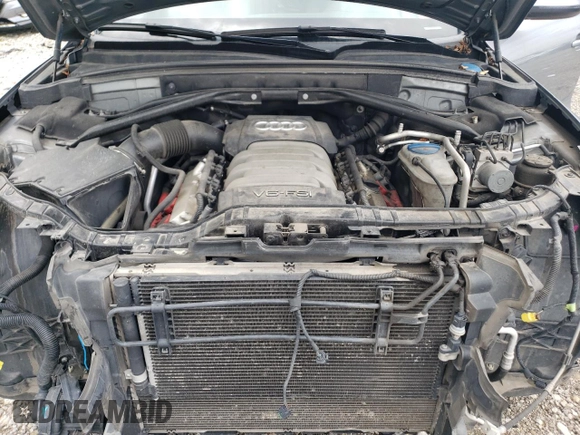2010 Audi Q5 Premium Plus with VIN WA1LKAFPXAA047477, listed as a Copart auction lot 61100405 with 126,396 mi miles and Salvage title. Bid and sale history available at DreamBid. Image 11.