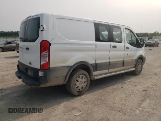 2015 Ford Transit Cargo with VIN 1FTNR1ZM6FKB03203, listed as a Copart auction lot 52717225 with 230,136 mi miles and Salvage title. Bid and sale history available at DreamBid. Image 3.