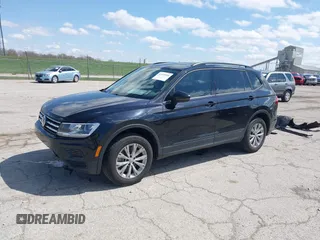 2019 Volkswagen Tiguan S with VIN 3VV0B7AX3KM119645, listed as a IAAI auction lot 41973924 with 100,914 mi miles and . Bid and sale history available at DreamBid. Image 2.