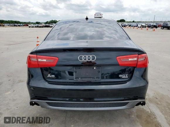 2012 Audi A6 Prestige with VIN WAUHGAFC2CN152517, listed as a Copart auction lot 55158125 with 191,619 mi miles and Salvage title. Bid and sale history available at DreamBid. Image 6.