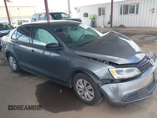 2014 Volkswagen Jetta S with VIN 3VW2K7AJ7EM239999, listed as a IAAI auction lot 42249485 with 183,204 mi miles and . Bid and sale history available at DreamBid. Image 1.