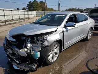 2018 Chevrolet Impala Premier with VIN 2G1125S35J9160796, listed as a Copart auction lot 77984374 with 220,552 mi miles and Salvage Title. Bid and sale history available at carsss.com. Image 1.