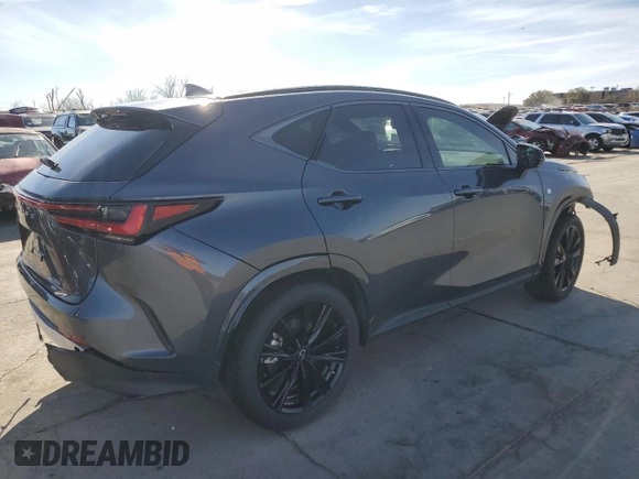 2022 Lexus NX with VIN 2T2KGCEZ9NC012525, listed as a Copart auction lot 37525633 with 0 mi miles. Bid and sale history available at carsss.com. Image 3.