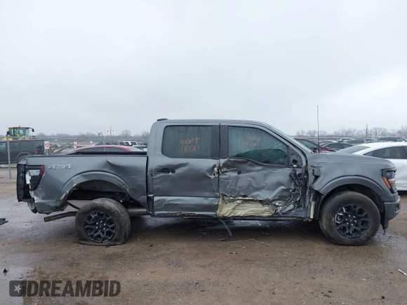 2024 Ford F-150 XLT with VIN 1FTFW3L52RKD43637, listed as a IAAI auction lot 41542868 with 29,468 mi miles. Bid and sale history available at carsss.com. Image 12.